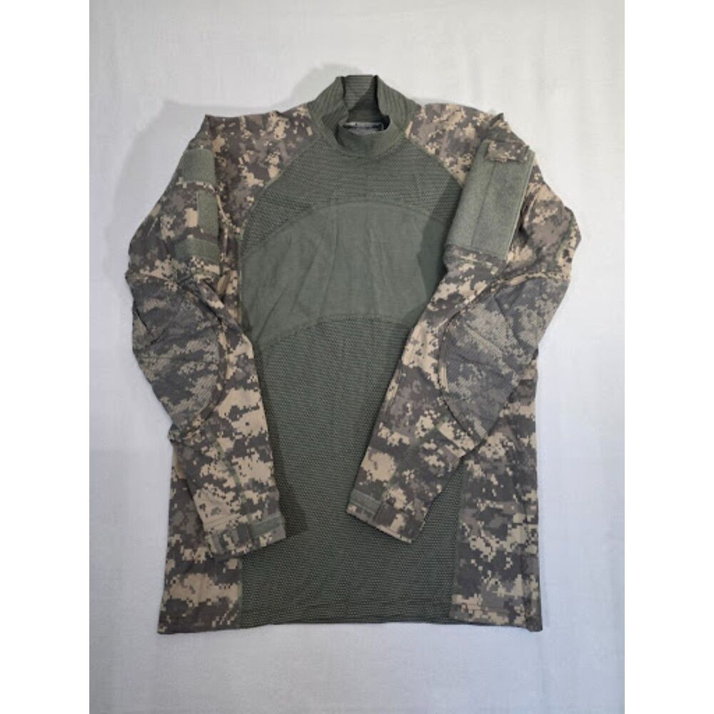 US Army Combat Shirt Mens M Flame Resistant ACS UCP Digital Camo Mount Rogers